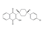 Atovaquone EP Impurity B ; Atovaquone USP RC A ; cis-Atovaquone ; 2-[cis-4-(4-Chlorophenyl)cyclohexyl]-3-hydroxynaphthalene-1,4-dione  |  137732-39-9
