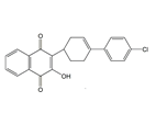Atovaquone EP Impurity C ;Didehydro Atovaquone ; 2-[(1RS)-4-(4-Chlorophenyl)cyclohex-3-en-1-yl]-3hydroxynaphthalene-1,4-dione  |  1809464-27-4