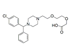 Cetirizine EP Impurity E ;  (RS)-2-[2-[2-[4-[(4-Chlorophenyl)phenylmethyl]piperazin-1-yl]ethoxy] ethoxy] acetic acid  | 83881-56-5