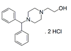 Cetirizine USP RC B ; Cetirizine Deschloro Ethanol Impurity ; 2-[4-(Diphenylmethyl)piperazin-1-yl]ethanol dihydrochloride  |  108983-83-1
