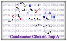 2-Ethoxy-1-[[2-[1-(triphenylmethyl)-1H-tetrazol-5-yl][1,1?-biphenyl]-4-yl]methyl]-1H-benzimidazole-7-carboxylic Acid ethyl ester [Candesartan Cilexetil Impurity A]