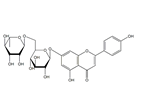 Diosmin EP Impurity C ; Diosmin BP Impurity C ; Isorhoifolin ; 7-[[6-O-(6-Deoxy-α-L-mannopyranosyl)-β-D-glucopyranosyl]oxy]-5-hydroxy-2-(4-hydroxyphenyl)-4H-1-benzopyran-4-one  |   552-57-8