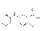 Mesalazine N-Butyryl Impurity ;5-Butyramido-2-hydroxybenzoic acid   |  93968-81-1