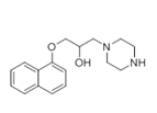 1-(naphthalen-1-yloxy)-3-(piperazin-1-yl)propan-2-ol