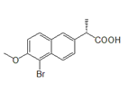 Naproxen EP Impurity C ; (2S)-2-(5-Bromo-6-methoxynaphthalen-2-yl)propanoic acid ;84236-26-0