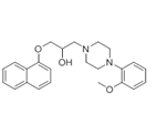 1-(4-(2-methoxyphenyl)piperazin-1-yl)-3-(naphthalen-1-yloxy)propan-2-ol   |  57149-07-2