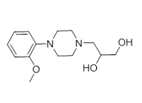 3-(4-(2-methoxyphenyl)piperazin-1-yl)propane-1,2-diol  |  117067-06-8