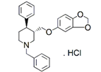 Paroxetine HCl Anhydrous EP Impurity F ;Anhydrous Paroxetine HCl EP Impurity F ; N-Benzyl Desfluoro Paroxetine HCl ; (3S,4R)-3-[(1,3-Benzodioxol-5-yloxy)methyl]-1-benzyl-4-phenylpiperidine hydrochloride  |  105813-39-6