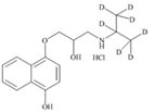 4-Hydroxy Propranolol-d7 HCl  |  1219804-03-1