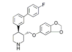 Paroxetine HCl Anhydrous EP Impurity J ;Anhydrous Paroxetine HCl BP Impurity J ; (3S,4R)-trans-4-(4'-Fluorobiphenyl)-3-[(3,4-methylenedioxy)phenoxy]methylpiperidine