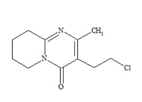 Paliperidone Impurity 3;  3-(2-Chloroethyl)-6,7,8,9-tetrahydro-2-methyl-4H-pyrido[1,2-a]pyrimidin-4-one   |  95742-20-4