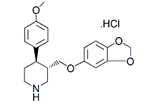 Paroxetine HCl Hemihydrate EP Impurity B ;Paroxetine HCl Hemihydrate BP Impurity B ; Paroxetine HCl USP Related Compound A ; 4-Methoxy Paroxetine Hydrochloride ; (3S,4R)-3-[(1,3-Benzodioxol-5-yloxy)methyl]-4-(4-methoxyphenyl) piperidine hydrochlorid