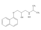Propranolol HCl  |   318-98-9