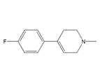 Paroxetine HCl Hemihydrate EP Impurity G ; Paroxetine HCl Hemihydrate BP Impurity G ; Paroxetine HCl Anhydrous EP Impurity G ; Paroxetine HCl USP Related Compound E ; 4-(4-Fluorophenyl)-1-methyl-1,2,3,6-tetrahydro pyridine  |  69675-10-1