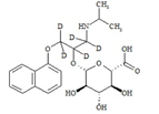 Propranolol-d5 Glucuronide  |  66322-66-5