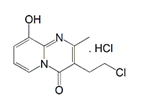 Paliperidone Tetradehydro Chloroethyl Impurity ;  3-(2-Chloro ethyl )-9-hydroxy-2-methyl-4H-pyrido[1,2-a]pyrimidin-4-one HCl   |  849727-62-4