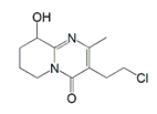 Paliperidone USP RC C;  Paliperidone Impurity N; Paliperidone Chloroethyl Impurity ; 3-(2-Chloroethyl)-9-hydroxy-2-methyl-6,7,8,9-tetrahydro-4H-pyrido-(1,2-a)-pyrimidin-4-one  |  130049-82-0