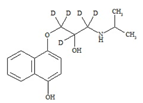 4-Hydroxy Propranolol-d5  |  111691-89-5
