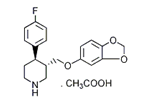 Paroxetine Acetate; (3S,4R)-3-[(1,3-Benzodioxol-5-yloxy)methyl]-4-(4-fluorophenyl)piperidine acetate
