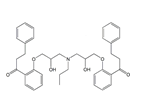 Propafenone EP Impurity G ; Propafenone BP Impurity G ; 1,1′-[Propyliminobis[(2-hydroxypropane-3,1-diyl)oxy-2,1-phenylene]]bis(3-phenylpropan-1-one   |   1346603-80-2