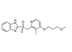 Rabeprazole EP Impurity A ; Rabeprazole USP Related Compound D ; Rabeprazole Sulfone ; 2-[[4-(3-Methoxypropoxy)-3-methyl-pyridin-2-yl]methylsulfonyl]benzoimidazole   |  117976-47-3