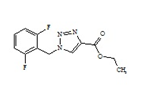 Rufinamide Impurity 5 ;  Rufinamide ethyl Ester Analog ; 1-(2,6-Difluorobenzyl)-1H-1,2,3-triazole-4-carboxylic acid ethyl ester   |  569501-51-9