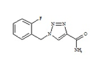 Rufinamide Impurity 7 ;  1-[(2-fluorophenyl)methyl]-1H-1,2,3-triazole-4-carboxamide