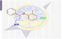 rac Atomoxetine Hydrochloride;  N-Methyl-γ-(2-methylphenoxy)benzenepropanamine Hydrochloride; N-Methyl-3-(2-methylphenoxy)-3-phenylpropylamine Hydrochloride  |   82857-40-7