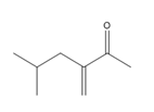 Tetrabenazine Impurity 6  ;Reduced compound 5-methyl-3-methylene-hexan-2-one  |  1187-87-7