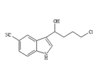 3-(4-chloro-1-hydroxybutyl)-1H-indole-7-carbonitrile   |   1451194-34-5