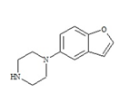 1-(benzofuran-5-yl)piperazine
