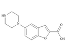 5-(piperazin-1-yl)benzofuran-2-carboxylic acid   |  183288-47-3