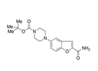 4-[2-(Aminocarbonyl)-5-benzofuranyl]-1-piperazinecarboxylic Acid tert-Butyl Ester   |  183288-44-0