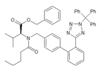 Valsartan Benzyl Ester N2-Trityl Analog ; N2-Trityl Valsartan Benzyl Ester ; (S)-N-Valeryl-N-([2'-(2-trityl-tetrazol-5-yl)biphenyl-4-yl]methyl)-valine benzyl ester