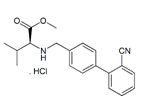 Valsartan Cyano Desvaleryl Methyl Ester ; Valsartan Desvaleryl Methyl Ester Nitrile Impurity (HCl Salt) ; Valsartan Desvaleryl Cyano Methyl Ester (HCl Salt) ;  N-[(2'-Cyano[1,1'-biphenyl]-4-yl)methyl]-valine methyl ester HCl   |  137863-89-9