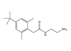 Xylometazoline EP Impurity A ;N-(2-Aminoethyl)-2-[4-(1,1-dimethylethyl)-2,6-dimethylphenyl]acetamide  |  94266-17-8