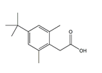 Xylometazoline EP Impurity F ;[4-(1,1-Dimethylethyl)-2,6-dimethylphenyl]acetic acid  |  854646-92-7