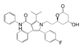 Atorvastatin Impurity H; Atorvastatin USP Related Compound H; Atorvastatin Lactone ; 5-(4-Fluorophenyl)-2-(1-methylethyl)-N,4-diphenyl-1-[2-[(2R,4R)-tetrahydro-4-hydroxy-6-oxo-2H-pyran-2-yl]ethyl]-1H-pyrrole-3-carboxamide  |  125995-03-1