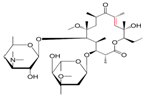 Clarithromycin EP Impurity N ; 10,11-Anhydro Clarithromycin ; (10E)-10,11-Didehydro-11-deoxy-6-O-methylerythromycin A | 144604-03-5 