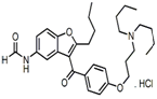 Dronedarone N-Formyl Impurity ;N-Formyl Dronedarone ; N-(2-butyl-3-(4-(3-(dibutylamino)propoxy)benzoyl)benzofuran-5-yl) formamide HCl  1309381-32-5 