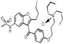 Dronedarone N-Oxide ; N-Butyl-N-(3-(4-(2-butyl-5-(methylsulfonamido)benzofuran-3-carbonyl) phenoxy)propyl)butan-1-amine oxide |  1638586-56-7
