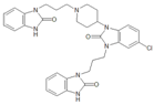 Domperidone EP Impurity D ; 5-Chloro-3-[3-(2-oxo-2,3-dihydro-1H-benzimidazol-1-yl)propyl]-1-[1-[3-(2-oxo-2,3-dihydro-1H-benzimidazol-1-yl)propyl]piperidin-4-yl]-1,3-dihydro-2H-benzimidazol-2-one  | 1614255-34-3