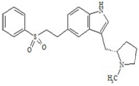 Eletriptan (S)-Isomer ; Eletriptan Enantiomer ;  3-[[(2S)-1-Methyl-2-pyrrolidinyl]methyl]-5-[2-(phenylsulfonyl)ethyl]-1H-indole   |  1252673-29-2