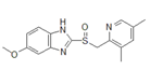 Esomeprazole RC B| Esomeprazole EP Impurity B| Omeprazole EP Impurity B| 4-Desmethoxy Omeprazole| 5-Methoxy-2-[[(3,5-dimethylpyridin-2-yl)methyl]sulfinyl]-1H-benzimidazole ; 2-[(RS)-[(3,5-dimethylpyridin-2-yl)methyl]sulphinyl]-5-methoxy-1H-benzimidazole