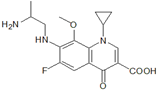 Gatifloxacin Desethylene Impurity ; 7-(2-Aminopropylamino)-1-cyclopropyl-6-fluoro-8-methoxy-4-oxo-1,4-dihydroquinoline-3-carboxylic acid  | 172426-87-8