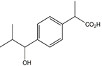 Ibuprofen EP Impurity L ;Ibuprofen BP Impurity L ; 1-Hydroxy Ibuprofen ; 2-[4-(1-Hydroxy-2-methylpropyl)phenyl]propanoic acid  | 53949-53-4