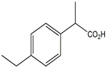 Ibuprofen EP Impurity N ; Ibuprofen BP Impurity N ; p-Ethylhydratropic Acid ; (2RS)-2-(4-Ethylphenyl)propanoic acid | 3585-52-2