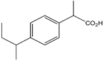 Ibuprofen EP Impurity O ; Ibuprofen BP Impurity O ; 2-[4-(1-Methylpropyl)phenyl]propanoic acid | 64451-76-9