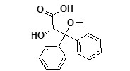 Ambrisentan Hydroxy Acid Impurity ;  (S)-2-hydroxy-3-methoxy-3,3-diphenylpropanoic acid | Ambrisentan Impurity