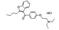 Amiodarone Impurity A; Amiodarone di-deiodo impurity hydrochloride;  (4-(2-(diethylamino)ethoxy)phenyl)(2-butylbenzofuran-3-yl)methanone hydrochloride  | 95820-13-6 | Amiodarone Impurity